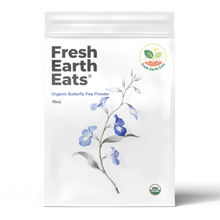 Load image into Gallery viewer, Organic Butterfly Pea Flower Powder 16 ounce