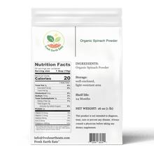 Load image into Gallery viewer, Organic Spinach Powder 16 ounce